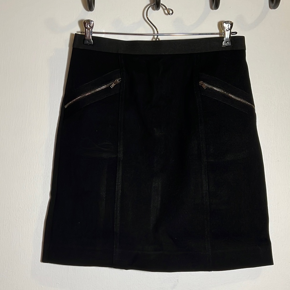Theory Black Mini Skirt